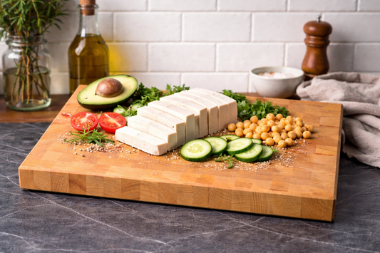 Stirnholz-Schneidebrett aus Buche Massivholz