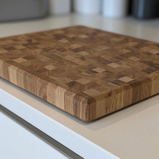 Stirnholz-Schneidebrett – Eiche