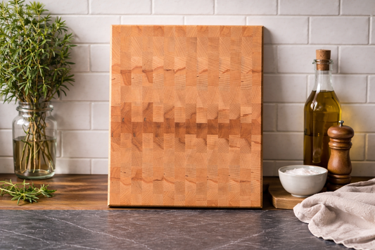 Stirnholz-Schneidebrett aus Buche Massivholz