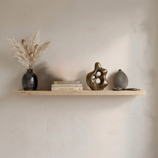 Schwebendes Wandregal Eiche furniert