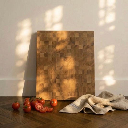 Stirnholz-Schneidebrett – Eiche