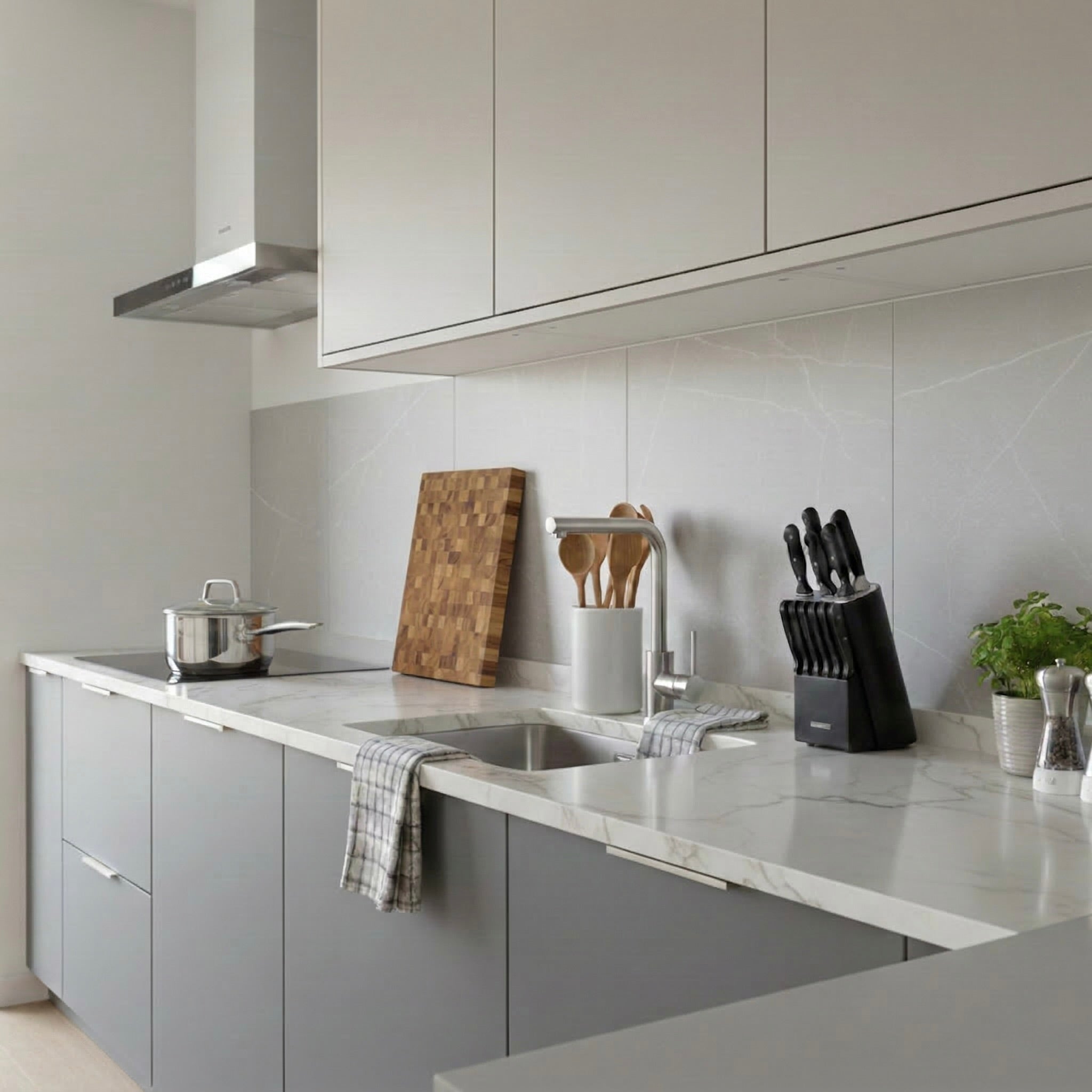 Stirnholz-Schneidebrett – Eiche