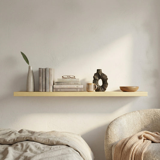 Schwebendes Wandregal – Birke Eco