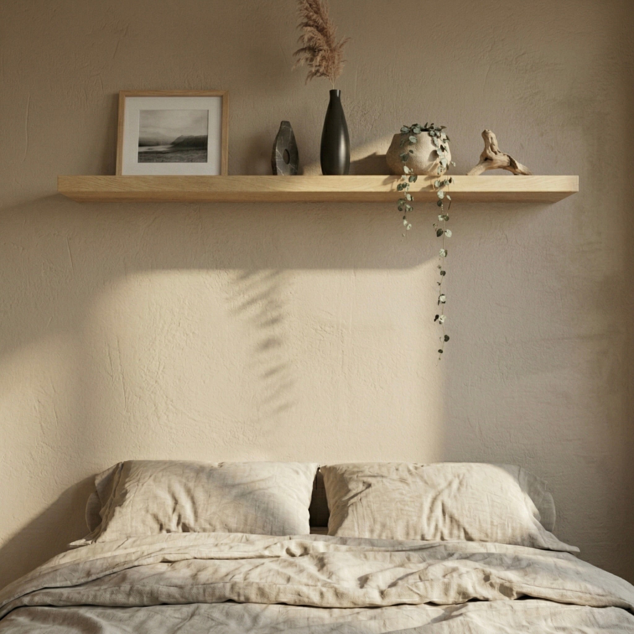 Schwebendes Wandregal – Eiche Eco