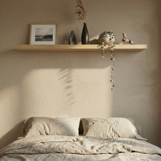 Schwebendes Wandregal – Eiche Eco